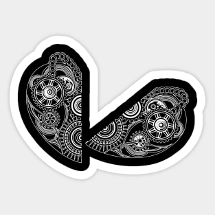 Broken Mechanical Heart Sticker